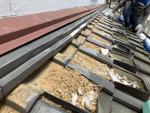 漆喰撤去・別箇所